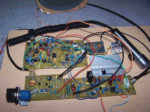 transceiver BINGO 80 SSB QRP construit par F6HSM  octobre 2007