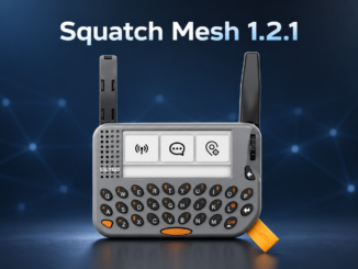 Squatch Mesh 1.2.1 transforme le LilyGo T-LoRa Pager en véritable terminal MeshCore autonome