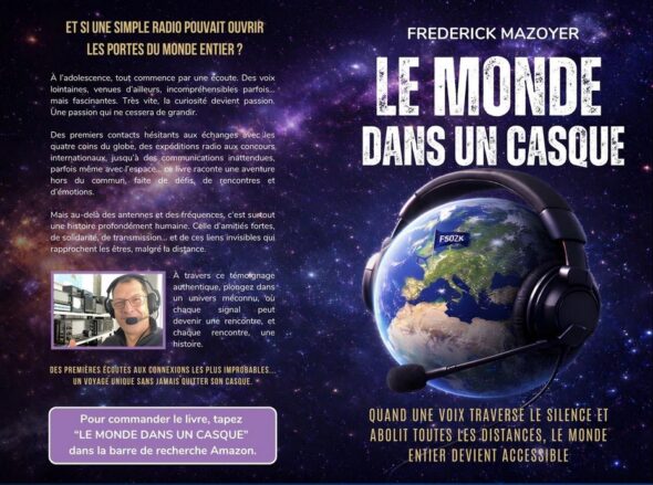 LE MONDE DANS UN CASQUE, livre de F5OZK