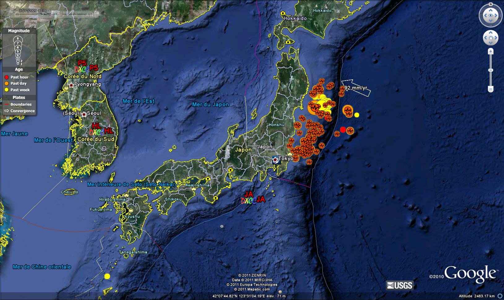 google-earth-seisme-japon