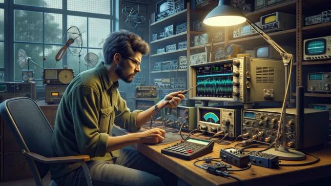 mesurer tos nanovna talkie-walkie